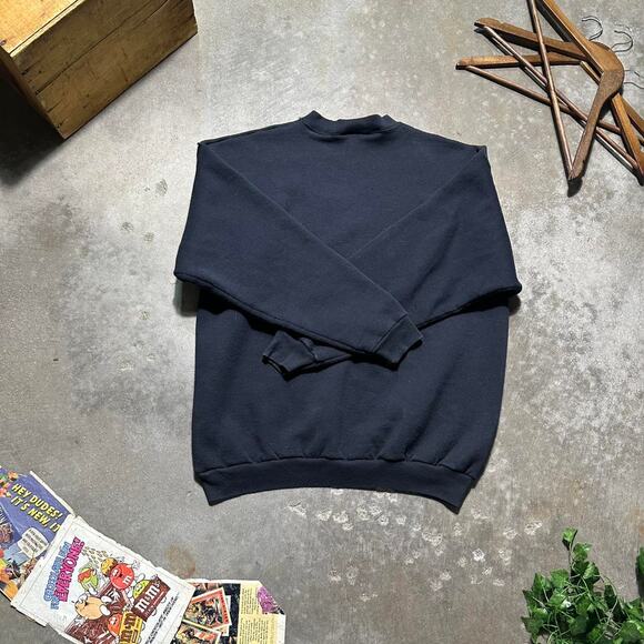 Vintage 90s Arizona Black and Grey Crewneck Mens XL Tultex Boxy Basic Sweatshirt - Picture 2 of 3